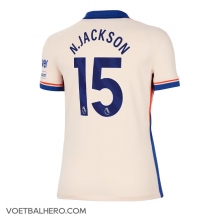 Chelsea Nicolas Jackson #15 Uit tenue Dames 2024-25 Korte Mouwen