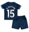 Chelsea Nicolas Jackson #15 Uit tenue Kids 2023-24 Korte Mouwen (+ broek)