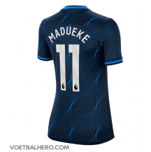 Chelsea Noni Madueke #11 Uit tenue Dames 2023-24 Korte Mouwen