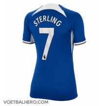 Chelsea Raheem Sterling #7 Thuis tenue Dames 2023-24 Korte Mouwen