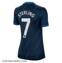 Chelsea Raheem Sterling #7 Uit tenue Dames 2023-24 Korte Mouwen