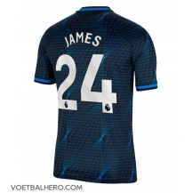 Chelsea Reece James #24 Uit tenue 2023-24 Korte Mouwen