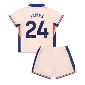 Chelsea Reece James #24 Uit tenue Kids 2024-25 Korte Mouwen (+ broek)