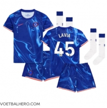 Chelsea Romeo Lavia #45 Thuis tenue Kids 2024-25 Korte Mouwen (+ broek)