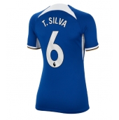Chelsea Thiago Silva #6 Thuis tenue Dames 2023-24 Korte Mouwen
