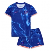 Chelsea Thuis tenue Kids 2024-25 Korte Mouwen (+ broek)