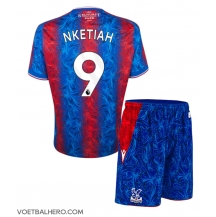 Crystal Palace Eddie Nketiah #9 Thuis tenue Kids 2024-25 Korte Mouwen (+ broek)