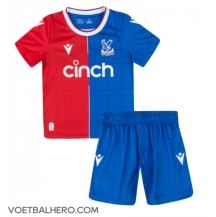 Crystal Palace Thuis tenue Kids 2023-24 Korte Mouwen (+ broek)