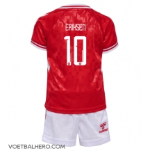 Denemarken Christian Eriksen #10 Thuis tenue Kids EK 2024 Korte Mouwen (+ broek)