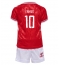 Denemarken Christian Eriksen #10 Thuis tenue Kids EK 2024 Korte Mouwen (+ broek)