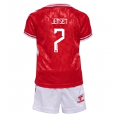 Denemarken Mathias Jensen #7 Thuis tenue Kids EK 2024 Korte Mouwen (+ broek)