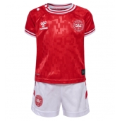 Denemarken Thuis tenue Kids EK 2024 Korte Mouwen (+ broek)