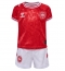 Denemarken Thuis tenue Kids EK 2024 Korte Mouwen (+ broek)