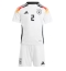 Duitsland Antonio Rudiger #2 Thuis tenue Kids EK 2024 Korte Mouwen (+ broek)