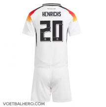 Duitsland Benjamin Henrichs #20 Thuis tenue Kids EK 2024 Korte Mouwen (+ broek)