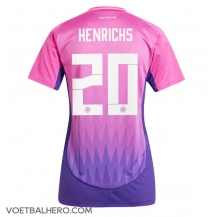 Duitsland Benjamin Henrichs #20 Uit tenue Dames EK 2024 Korte Mouwen