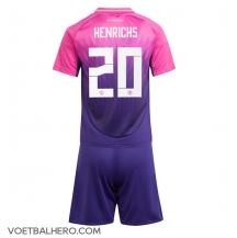 Duitsland Benjamin Henrichs #20 Uit tenue Kids EK 2024 Korte Mouwen (+ broek)