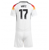 Duitsland Florian Wirtz #17 Thuis tenue Kids EK 2024 Korte Mouwen (+ broek)