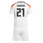 Duitsland Ilkay Gundogan #21 Thuis tenue Kids EK 2024 Korte Mouwen (+ broek)