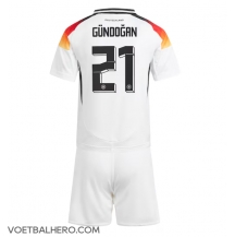 Duitsland Ilkay Gundogan #21 Thuis tenue Kids EK 2024 Korte Mouwen (+ broek)