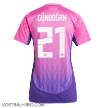 Duitsland Ilkay Gundogan #21 Uit tenue Dames EK 2024 Korte Mouwen