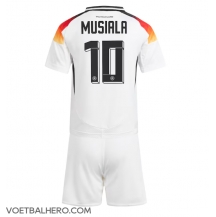 Duitsland Jamal Musiala #10 Thuis tenue Kids EK 2024 Korte Mouwen (+ broek)