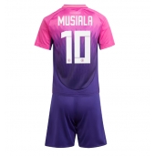 Duitsland Jamal Musiala #10 Uit tenue Kids EK 2024 Korte Mouwen (+ broek)