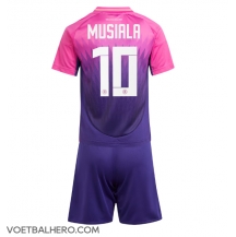 Duitsland Jamal Musiala #10 Uit tenue Kids EK 2024 Korte Mouwen (+ broek)