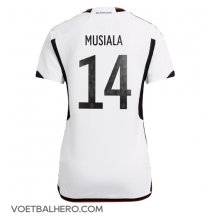 Duitsland Jamal Musiala #14 Thuis tenue Dames WK 2022 Korte Mouwen