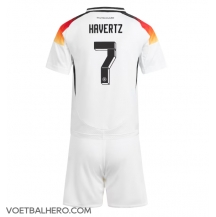 Duitsland Kai Havertz #7 Thuis tenue Kids EK 2024 Korte Mouwen (+ broek)