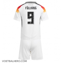 Duitsland Niclas Fullkrug #9 Thuis tenue Kids EK 2024 Korte Mouwen (+ broek)