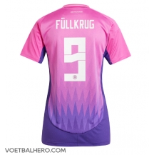 Duitsland Niclas Fullkrug #9 Uit tenue Dames EK 2024 Korte Mouwen