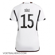 Duitsland Niklas Sule #15 Thuis tenue Dames WK 2022 Korte Mouwen