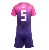 Duitsland Pascal Gross #5 Uit tenue Kids EK 2024 Korte Mouwen (+ broek)