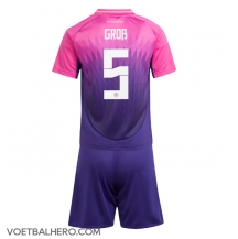 Duitsland Pascal Gross #5 Uit tenue Kids EK 2024 Korte Mouwen (+ broek)