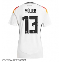 Duitsland Thomas Muller #13 Thuis tenue EK 2024 Korte Mouwen