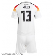 Duitsland Thomas Muller #13 Thuis tenue Kids EK 2024 Korte Mouwen (+ broek)