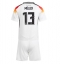 Duitsland Thomas Muller #13 Thuis tenue Kids EK 2024 Korte Mouwen (+ broek)