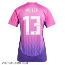 Duitsland Thomas Muller #13 Uit tenue Dames EK 2024 Korte Mouwen