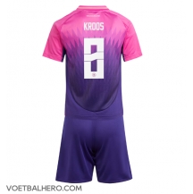 Duitsland Toni Kroos #8 Uit tenue Kids EK 2024 Korte Mouwen (+ broek)