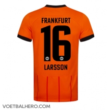 Eintracht Frankfurt Hugo Larsson #16 Derde tenue 2024-25 Korte Mouwen