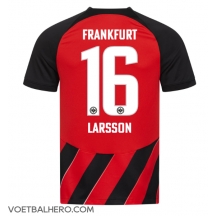 Eintracht Frankfurt Hugo Larsson #16 Thuis tenue 2023-24 Korte Mouwen