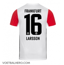 Eintracht Frankfurt Hugo Larsson #16 Thuis tenue 2024-25 Korte Mouwen