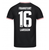 Eintracht Frankfurt Hugo Larsson #16 Uit tenue 2023-24 Korte Mouwen