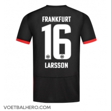 Eintracht Frankfurt Hugo Larsson #16 Uit tenue 2024-25 Korte Mouwen