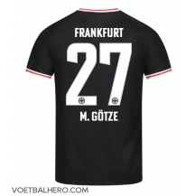 Eintracht Frankfurt Mario Gotze #27 Uit tenue 2023-24 Korte Mouwen