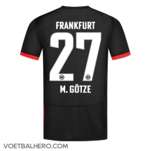 Eintracht Frankfurt Mario Gotze #27 Uit tenue 2024-25 Korte Mouwen