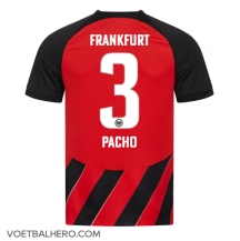 Eintracht Frankfurt Willian Pacho #3 Thuis tenue 2023-24 Korte Mouwen