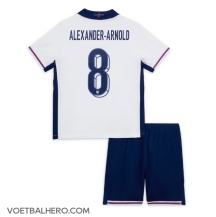 Engeland Alexander-Arnold #8 Thuis tenue Kids EK 2024 Korte Mouwen (+ broek)