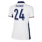 Engeland Cole Palmer #24 Thuis tenue Dames EK 2024 Korte Mouwen